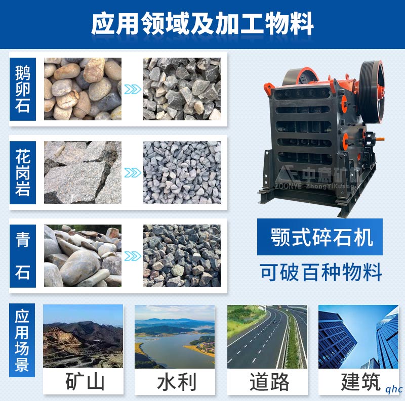 中意破碎機生產(chǎn)成品料粒型優(yōu)、針片狀含量少