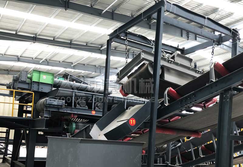 Spiral screen + magnetic separator